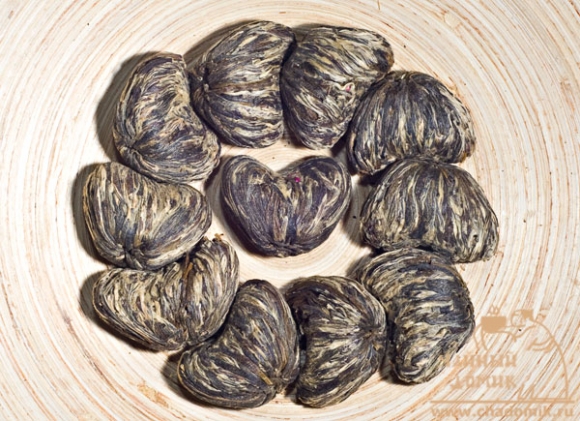 Жасминовый ароматный серебряный слиток (Моли Пяо Цинь Инь Ян Бао) 50 гр