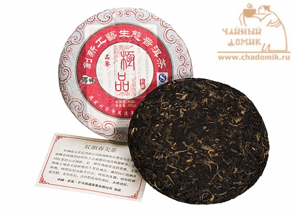 Красный прессованный чай  2011 год,  200 гр