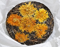Белый пион лепешка (Мин Чен Бай Му Дань) с цветами календулы 100 гр