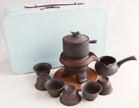 "Песнь соловья" - набор для чайной церемонии из цзяньшуйской глины