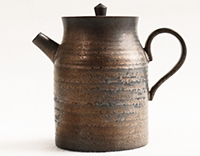Чайник керамический дровяного обжига