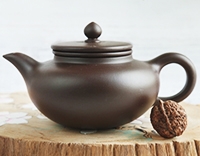 Чайник глиняный, исинский с заварочной колбой 500 мл