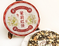 Красный чай с жасмином (Моли Хуа Ча) 茉莉红饼 2025 года 10 гр