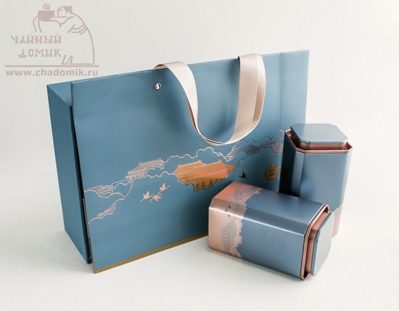 Подарочная коробка с баночками для чая