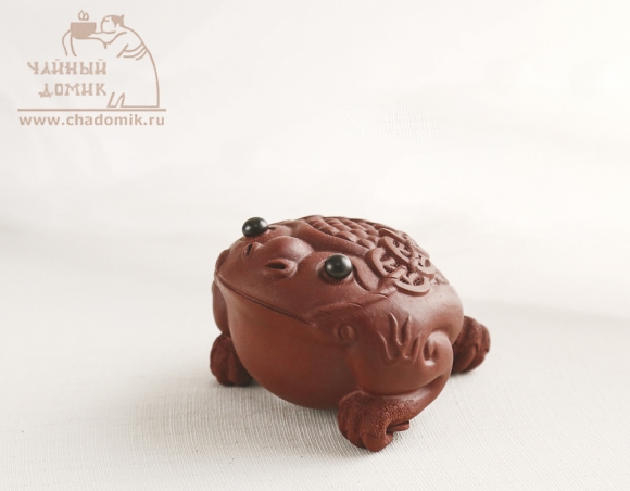 Статуэтка "Милая трехлапая жаба с монетами"