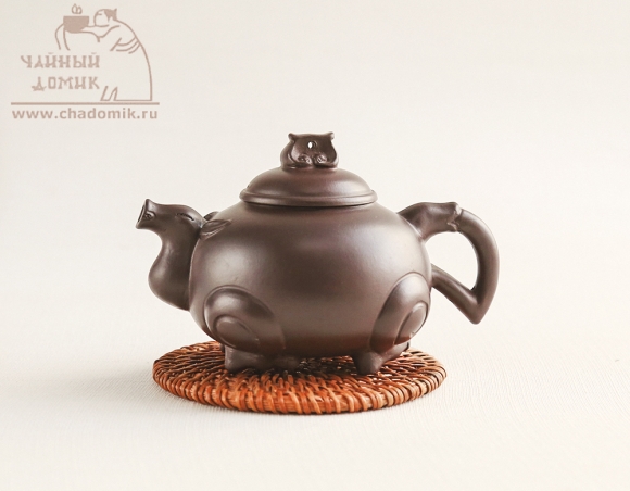 Коллекционный глиняный чайник, исинский