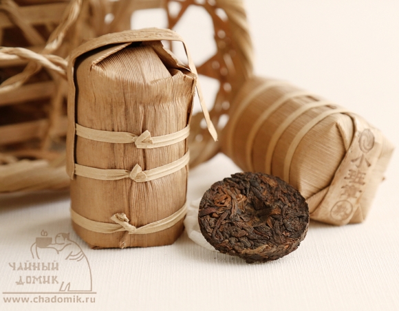 Шу Пуэр в бамбуке 2018 года (бочонки), 670 гр